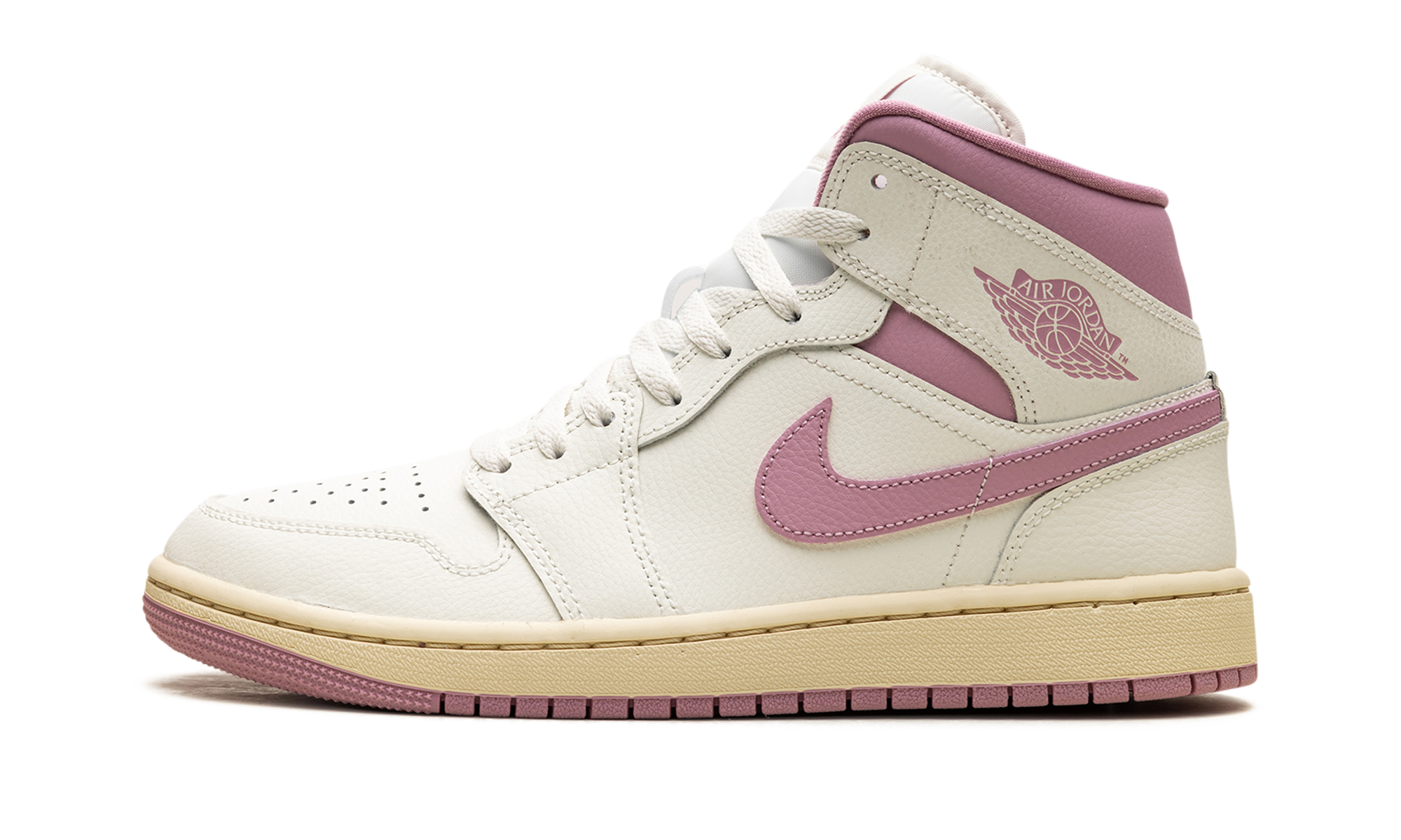 Jordan 1 Mid Women "Sail pink coconut milk" BQ6472 162