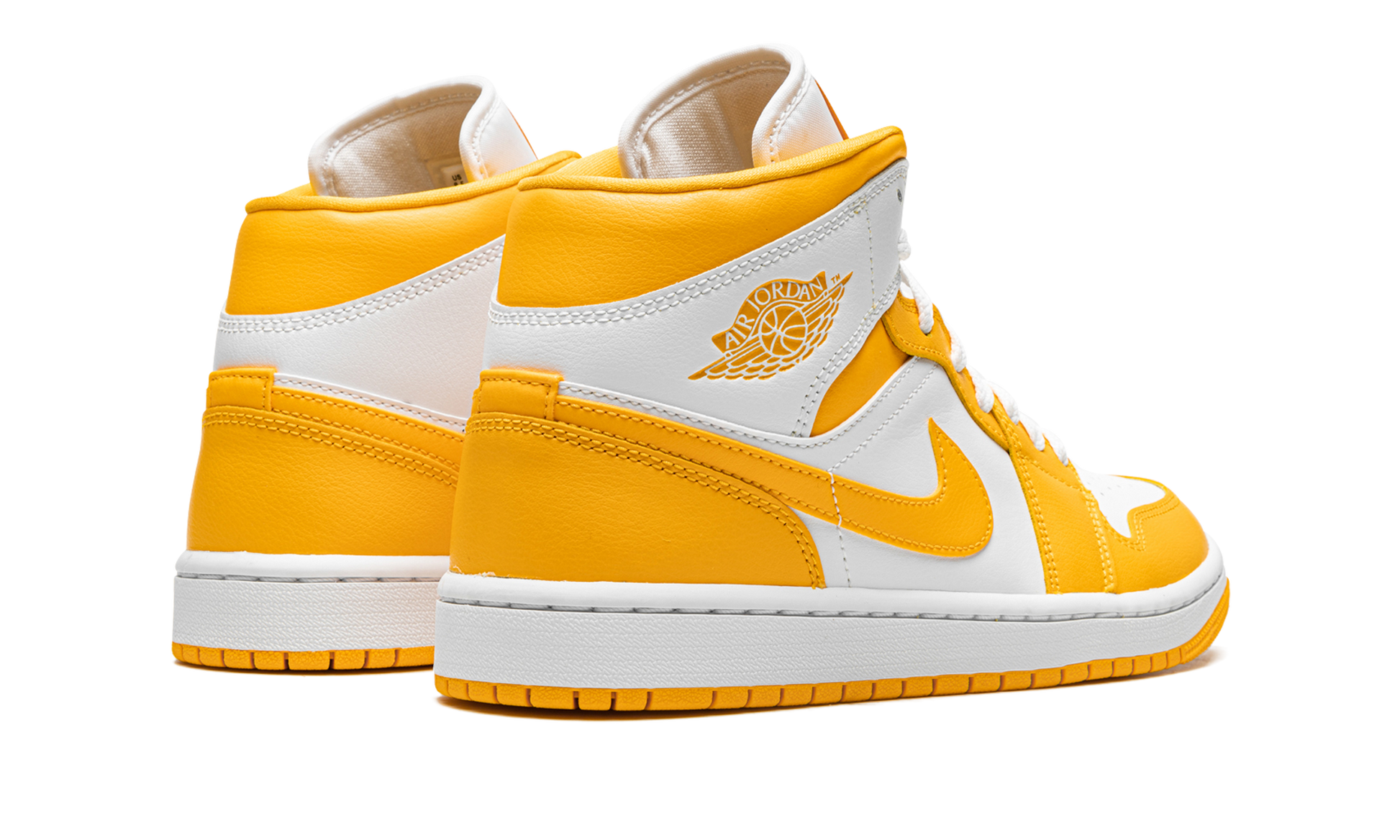 Jordan 1 Mid Women "White / university gold" BQ6472 117