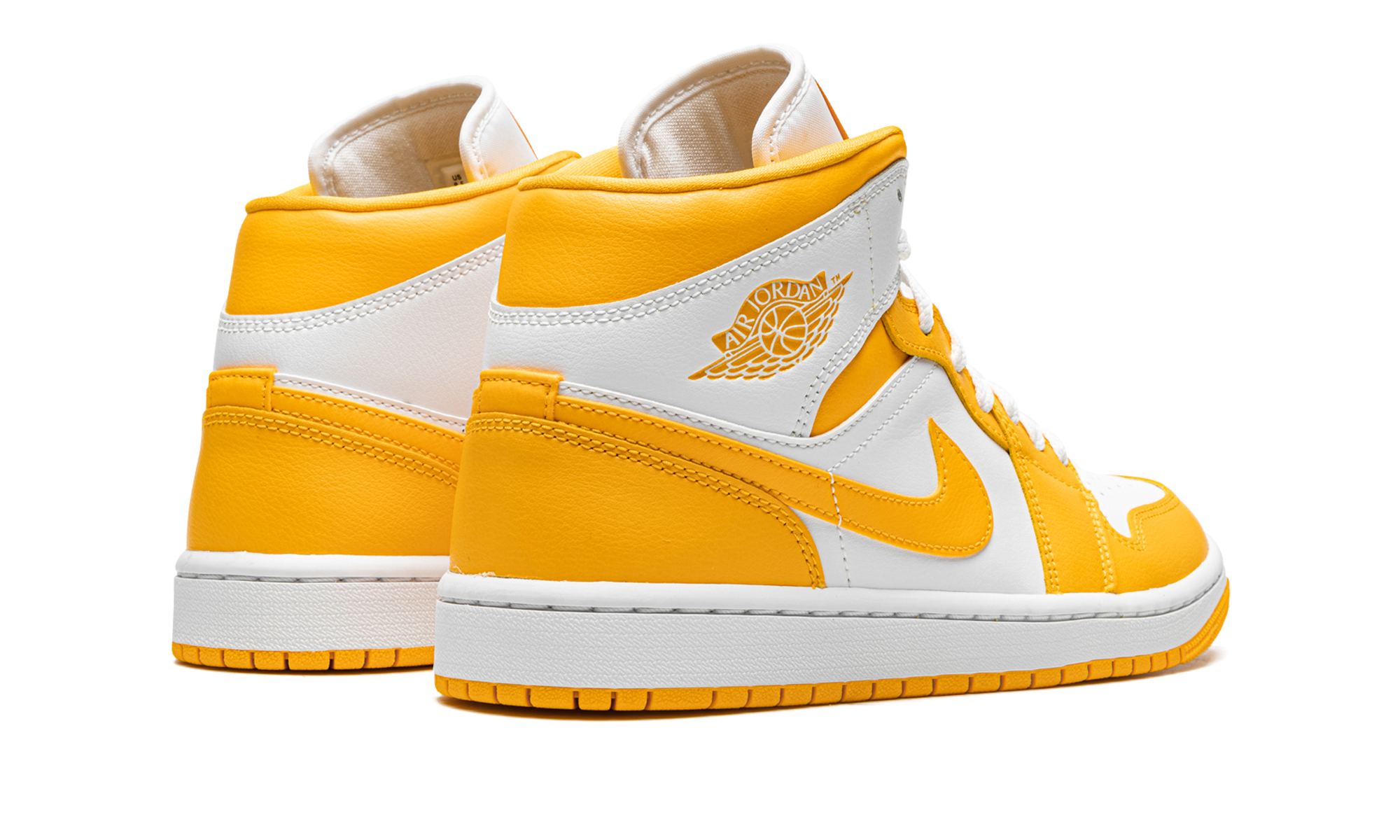 Jordan 1 Mid Women "White / university gold" BQ6472 117