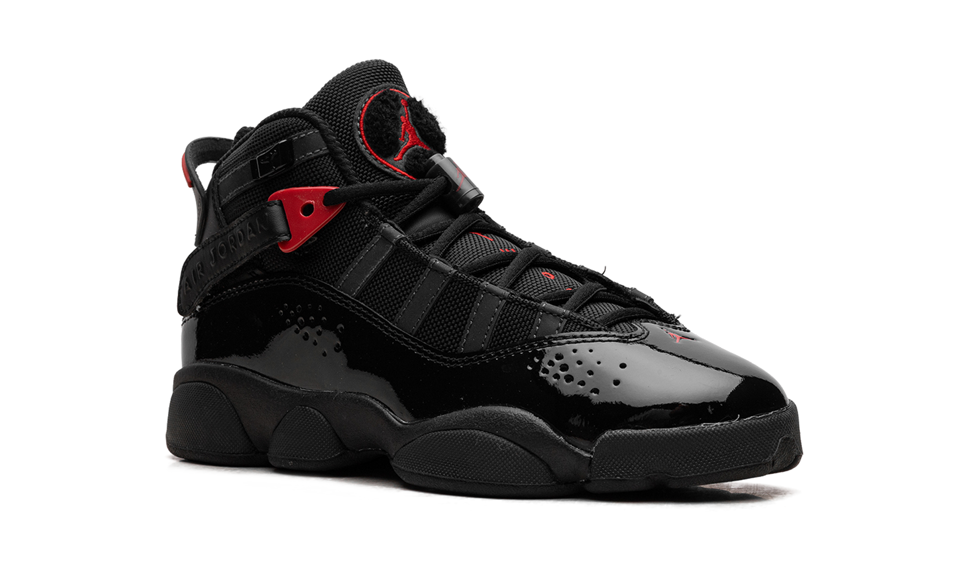 Jordan 6 Rings GS "Black Varsity Red"