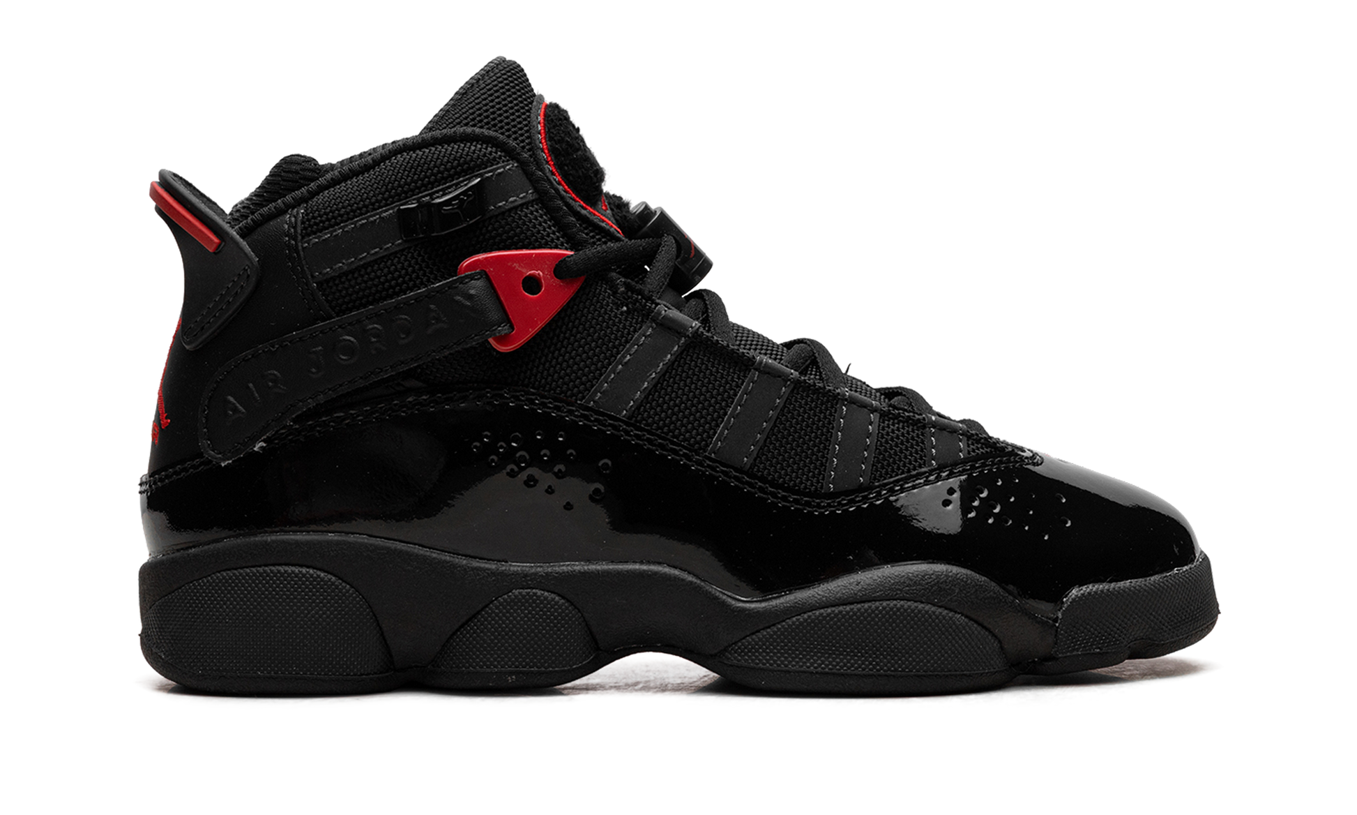 Jordan 6 Rings GS "Black Varsity Red"