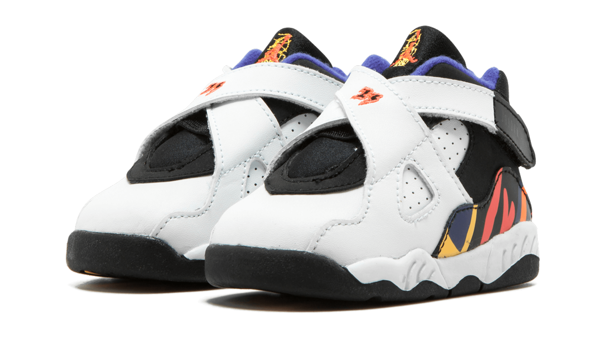 Jordan 8 Bt Td "White / Infrd 23 / Black / Brght Cncr"
