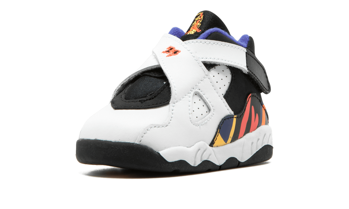 Jordan 8 Bt Td "White / Infrd 23 / Black / Brght Cncr"