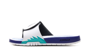 Jordan Hydro 5 RETRO Slide "White New Emerald Grape Ice Black"