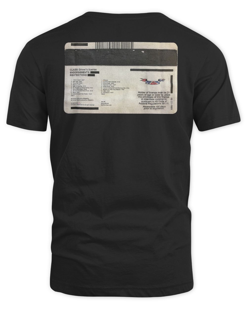 Jpegmafia Merch Veteran ID Shirt