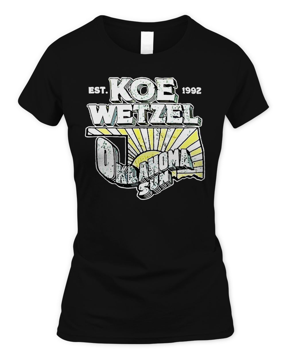 Koe Wetzel Merch Oklahoma Sun Shirt