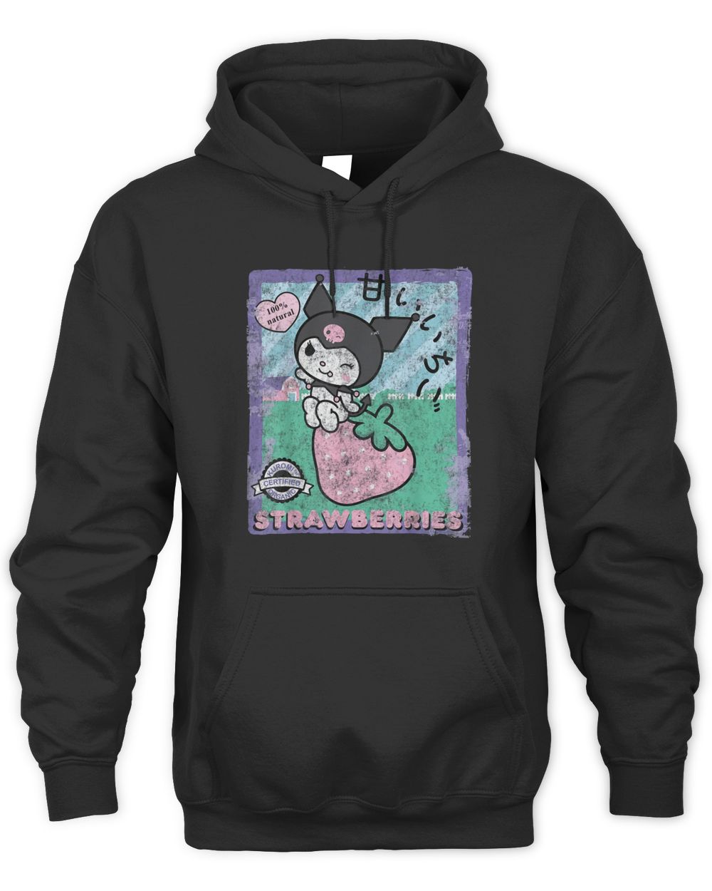 Kuromi Strawberry Picking Strawberries Farm Shirt