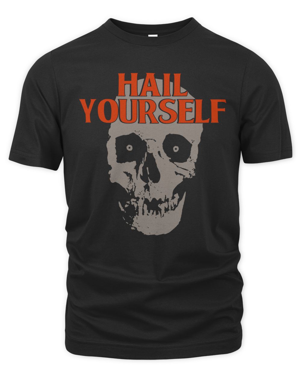 Last Podcast On The Left Merch Living Skull Raw Edge Shirt
