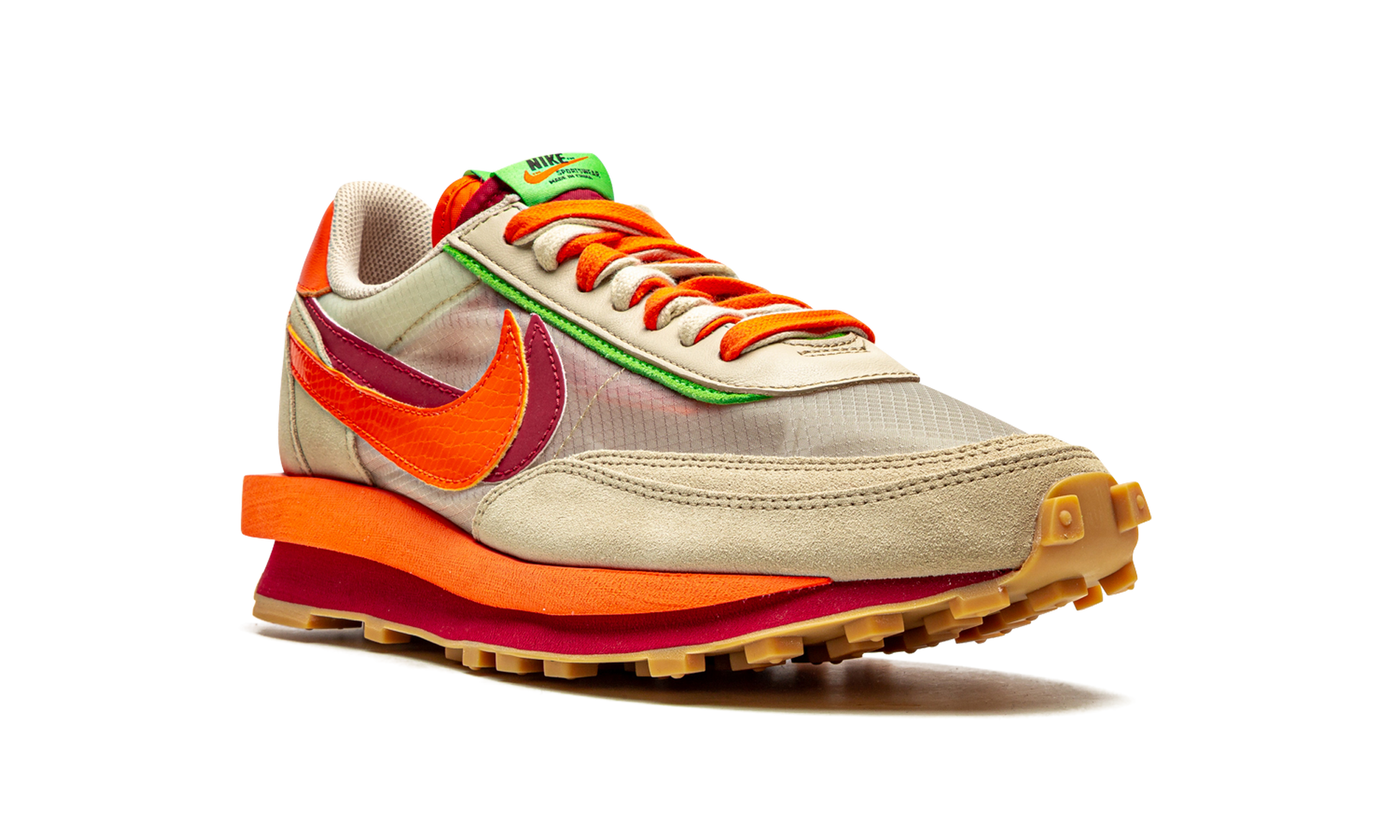 Ldwaffle "Sacai x clot - net orange blaze" DH1347 100