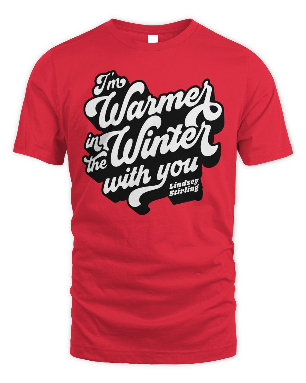 Lindsey Stirling Merch Retro Warmer Script Shirt