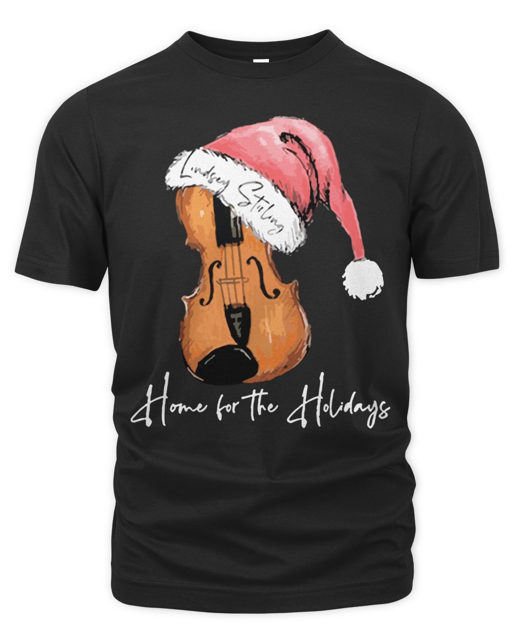Lindsey Stirling Merch Santa Hat Violin Shirt