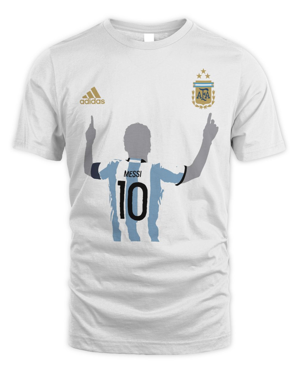 Lionel Messi Argentina National Team 2022 Winners Celebration Shirt