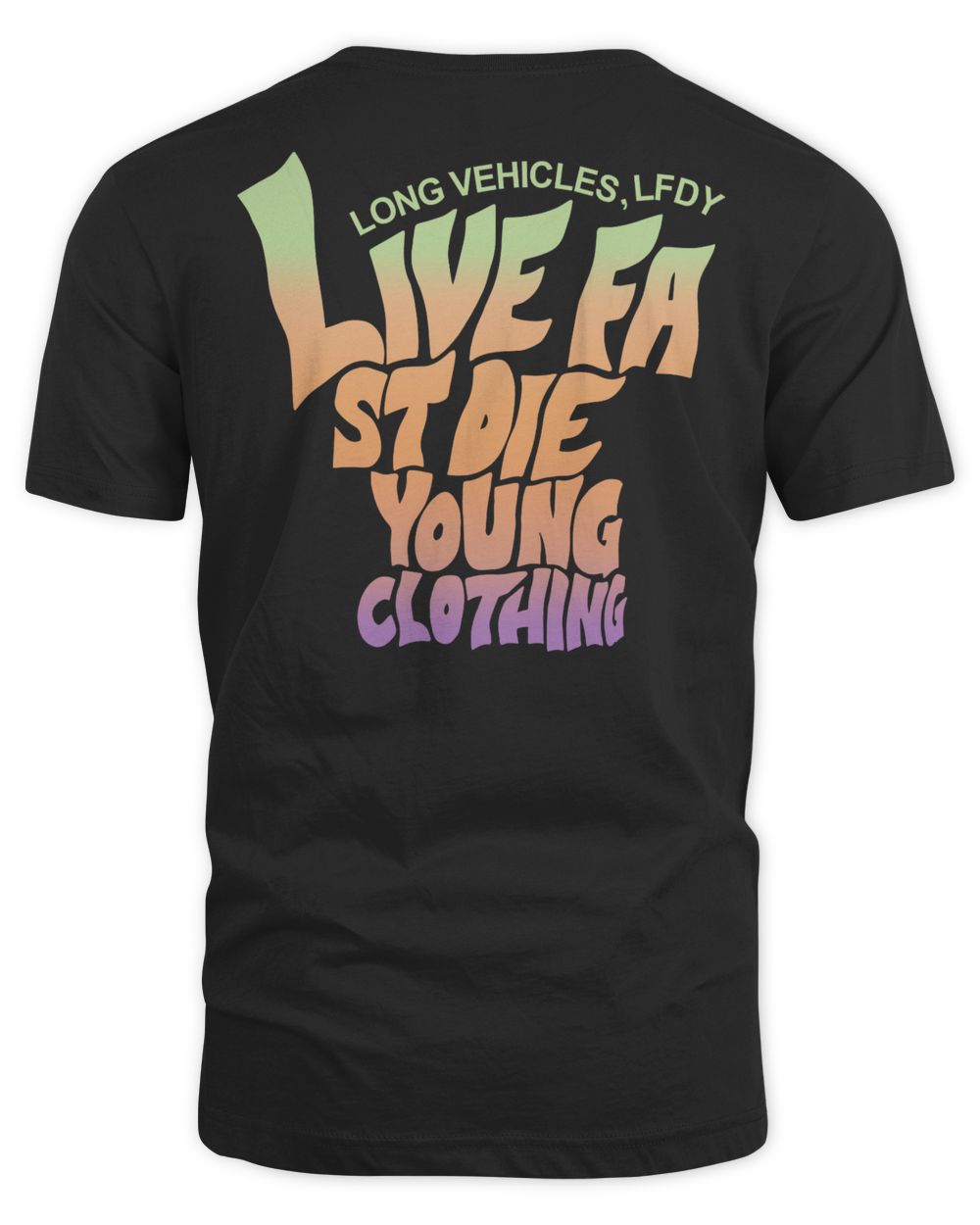 Live Fast Die Young Clothing Lfdy Gradient Shirt