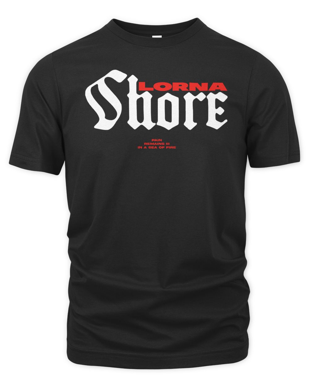 Lorna Shore Merch in a Sea of Fire Shirt