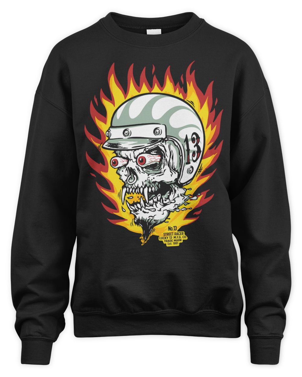 Lucky 13 Clothing Flame Racer Shirt