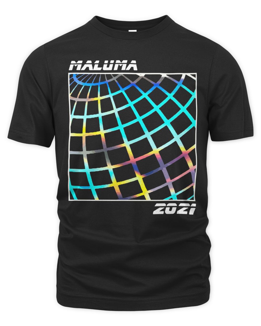 Maluma Merch World Tour Iridescent Foil Tour Shirt