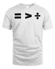Melanin Apparel Equal is Greater Than Divided Shirt