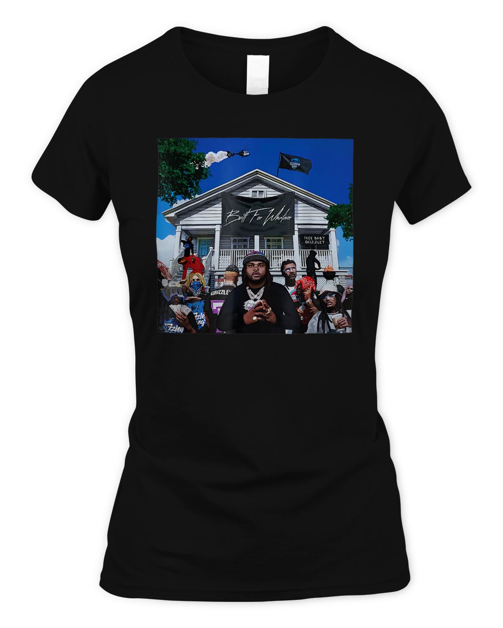 Mens Grizzley Built For Whatever World Shirt