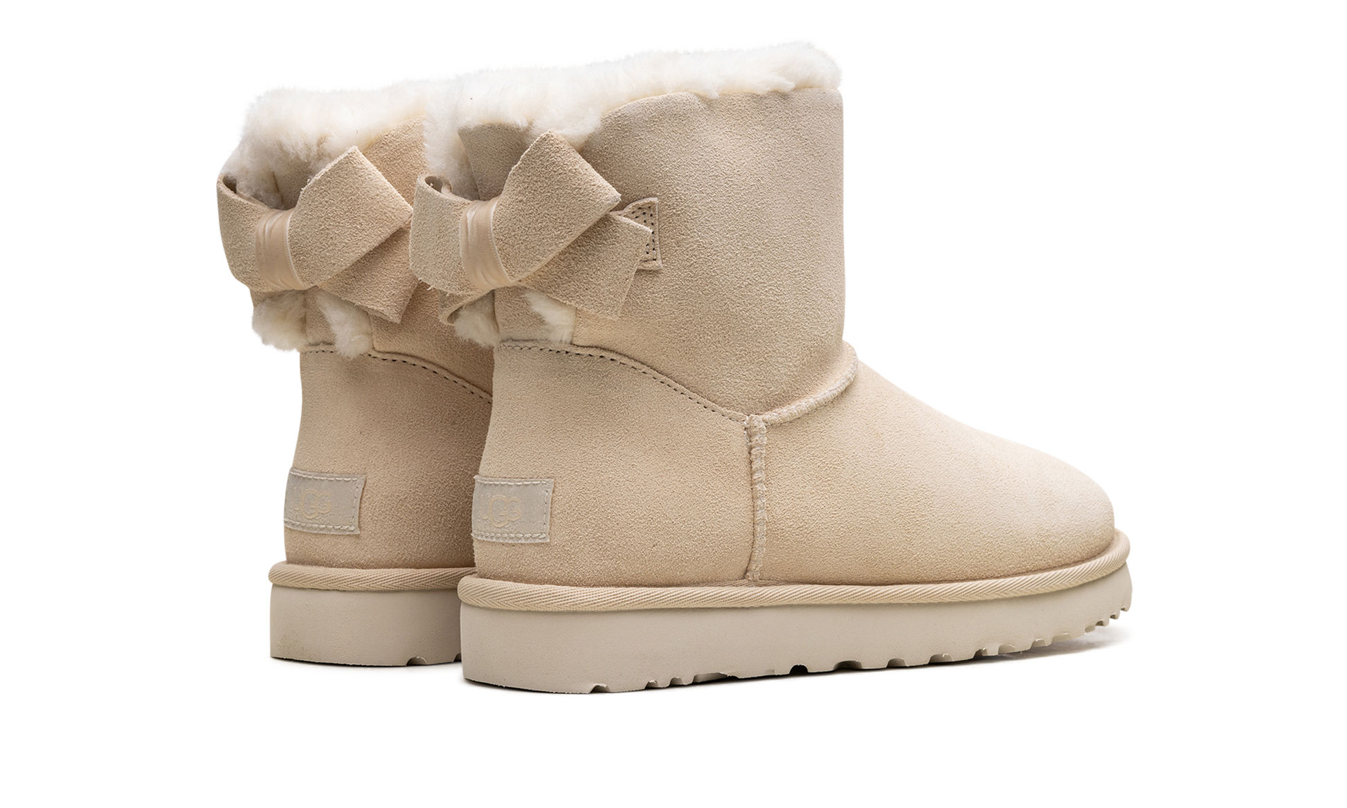 Mini Bailey Suede Bow Women "Cream" 1153514 CRM