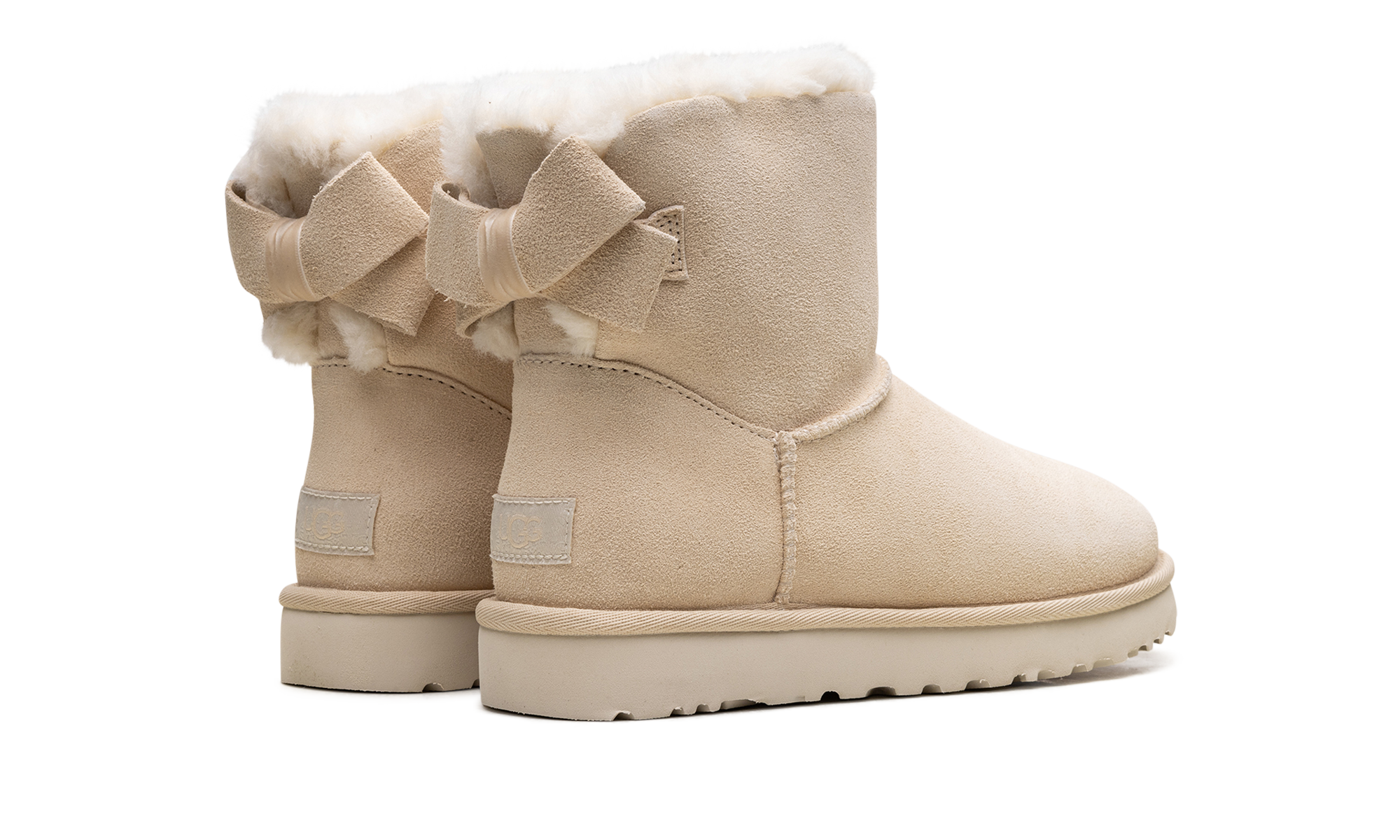 Mini Bailey Suede Bow Women "Cream" 1153514 CRM