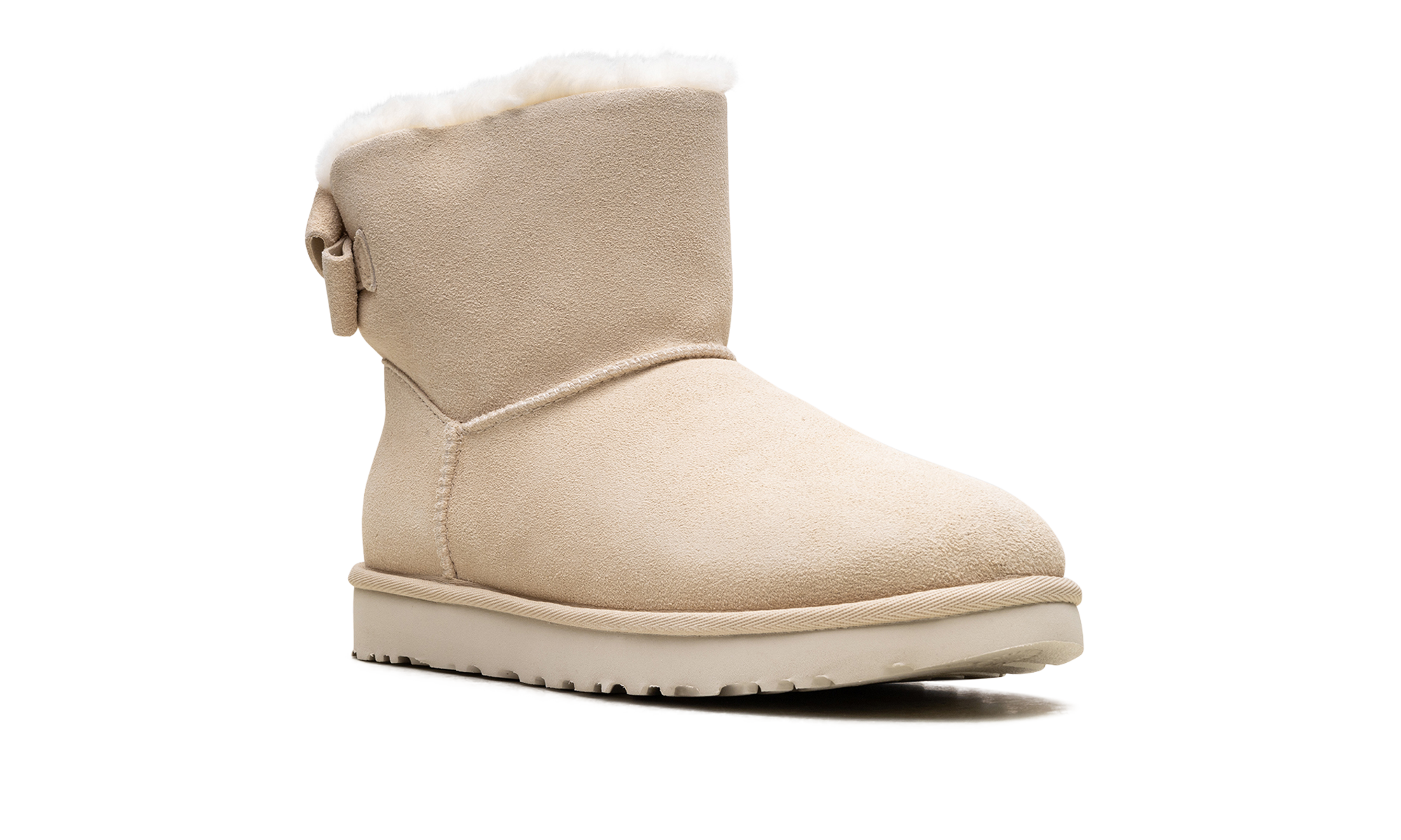 Mini Bailey Suede Bow Women "Cream" 1153514 CRM