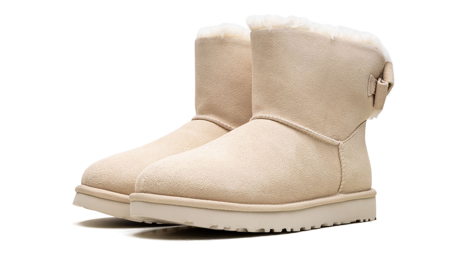 Mini Bailey Suede Bow Women "Cream" 1153514 CRM