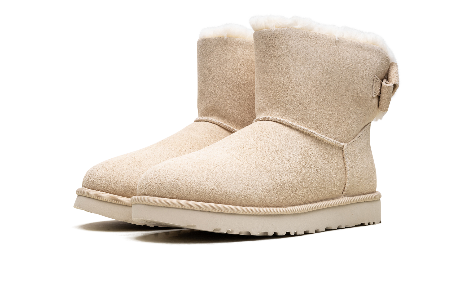 Mini Bailey Suede Bow Women "Cream" 1153514 CRM