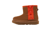 Mini Zipper Tape Logo Boot Td "Chestnut"