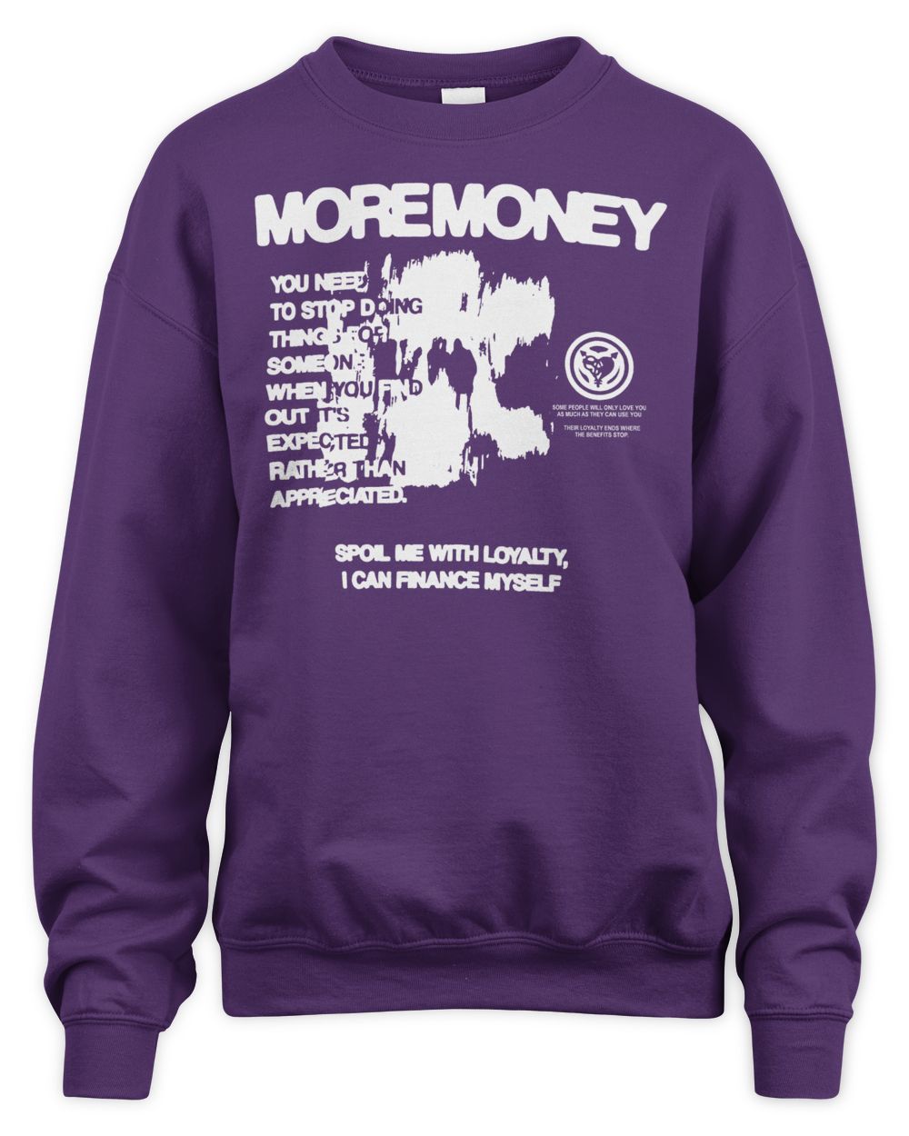 More Money More Love Apparel Lilac Shirt