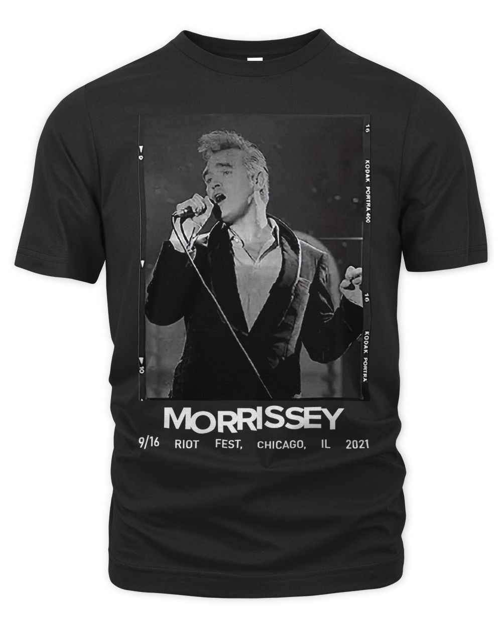 Morrissey Merch Photo Proof - Riot Fest Shirt