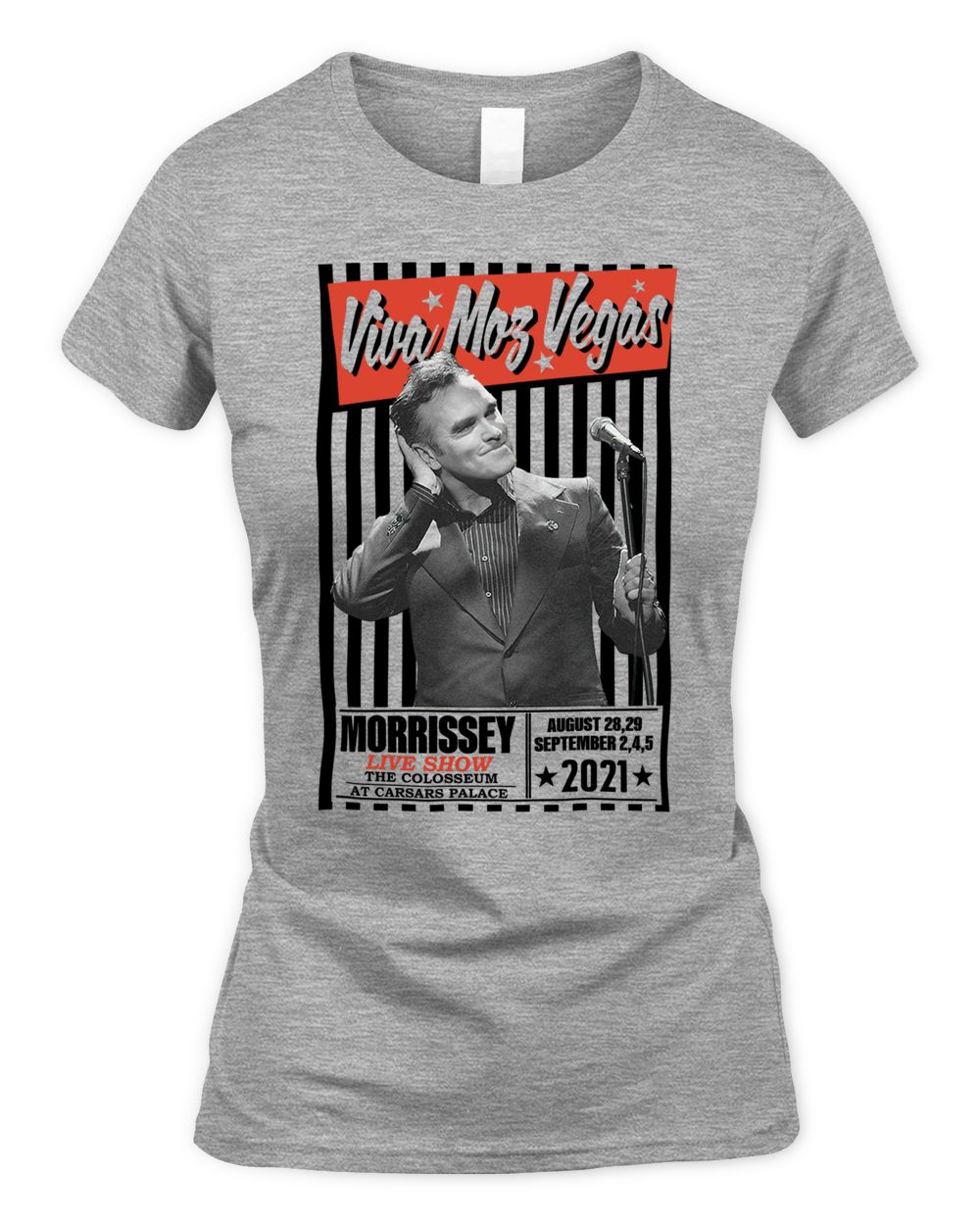 Morrissey Merch Viva Moz Vegas Shirt