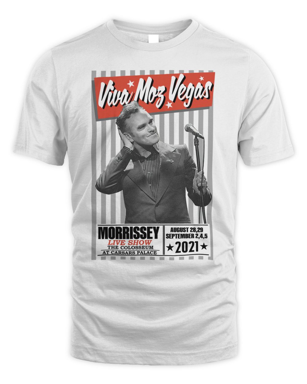 Morrissey Merch Viva Moz Vegas Shirt