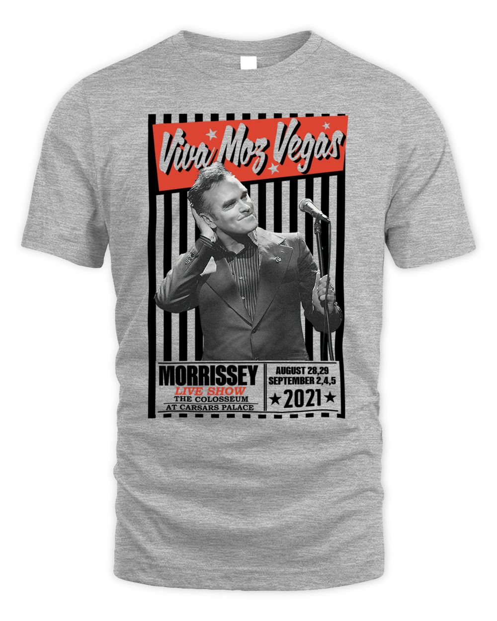 Morrissey Merch Viva Moz Vegas Shirt