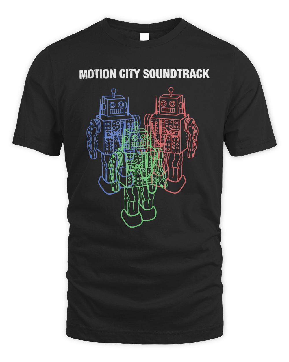 Motion City Soundtrack Merch Robot Trio Shirt