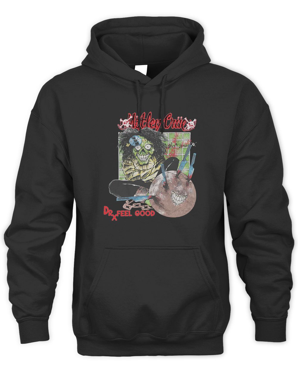 Motley Crue Merch Dr Feelgood Pushead Shirt