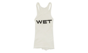 Mowalola Wet Tank Top "White" T303GD PFD