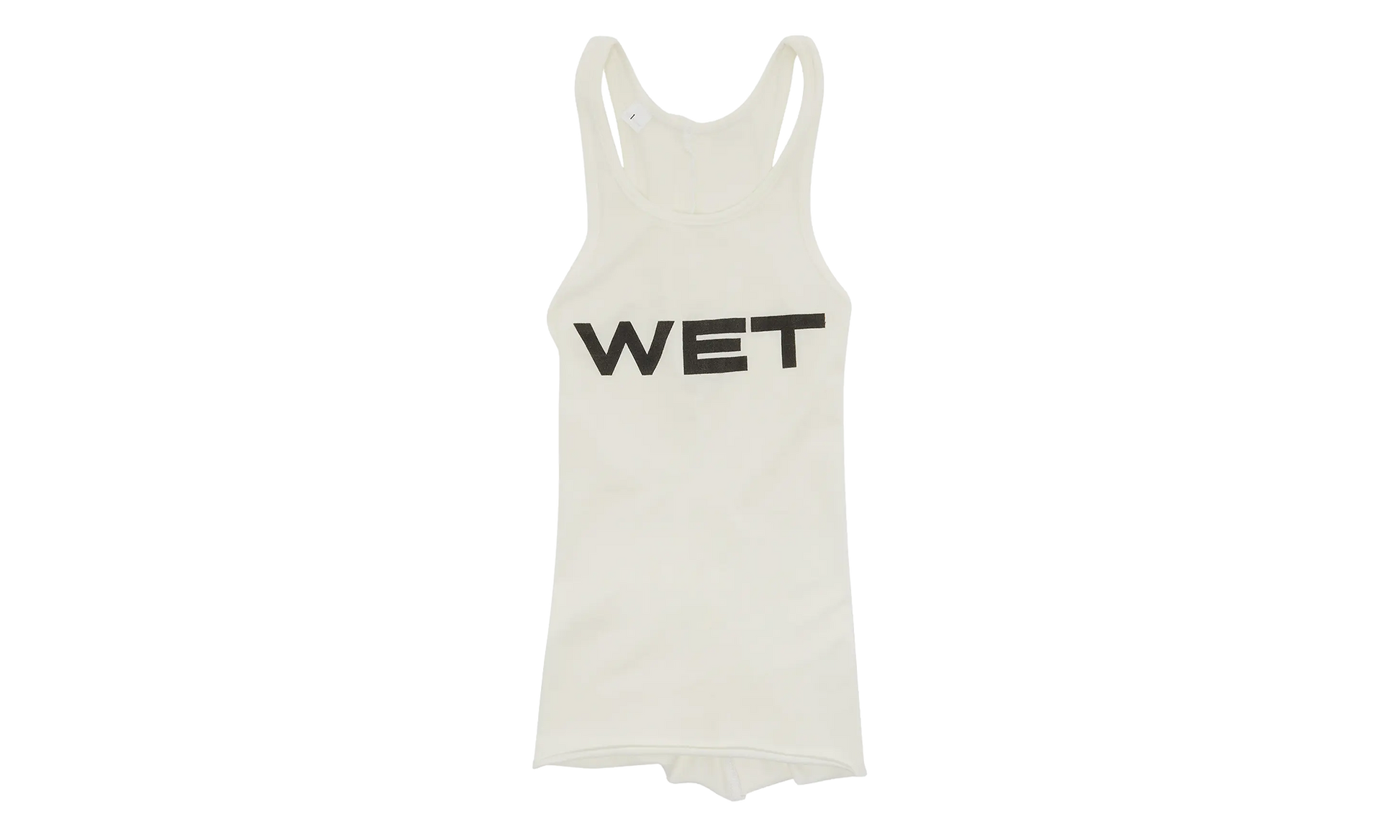 Mowalola Wet Tank Top "White" T303GD PFD