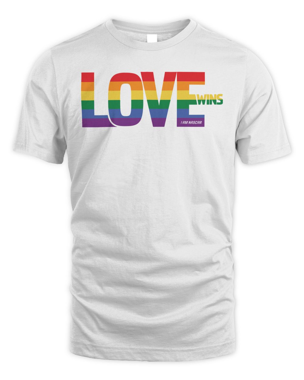 NASCAR Checkered Flag Love Wins Shirt