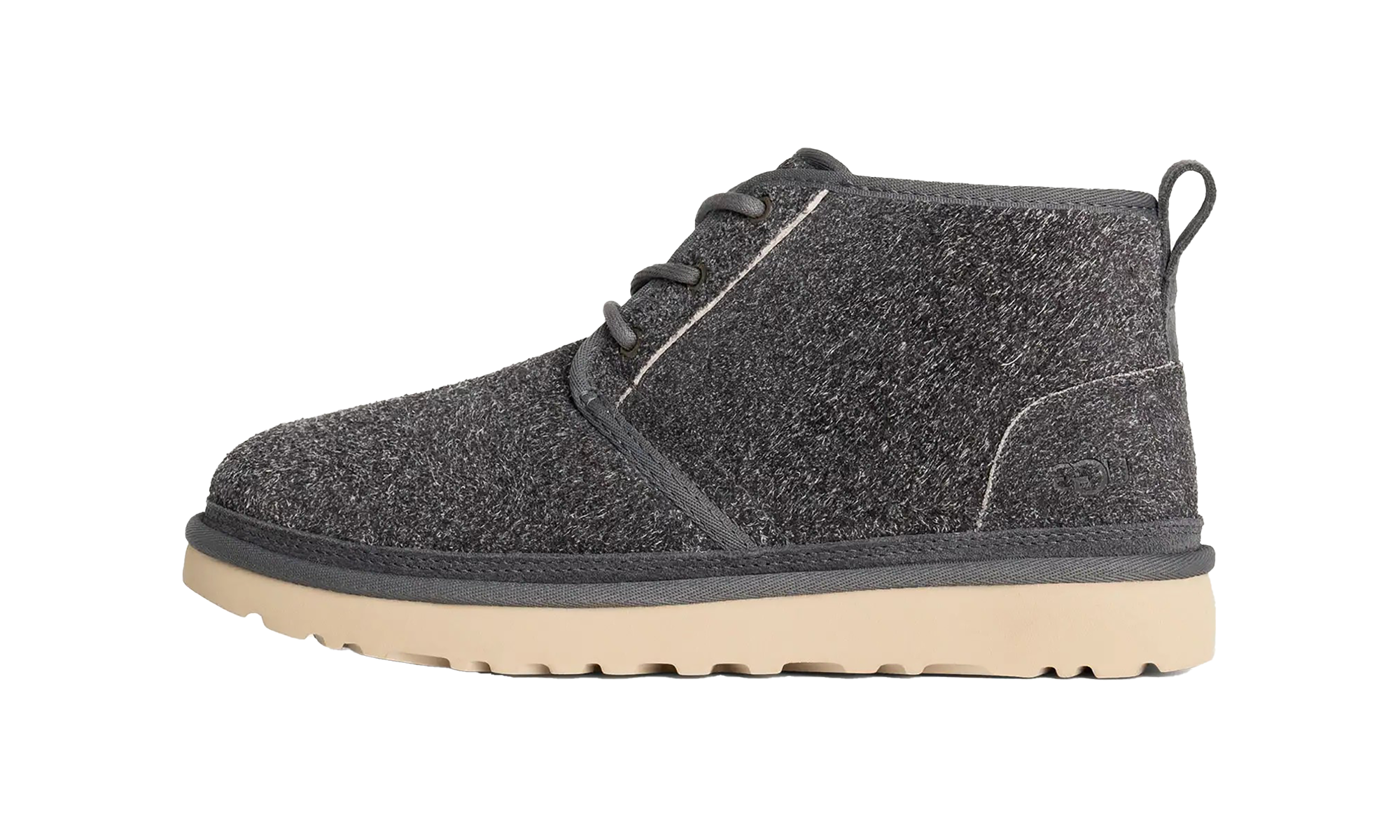 Neumel Shaggy Suede Boot "Dark Grey"