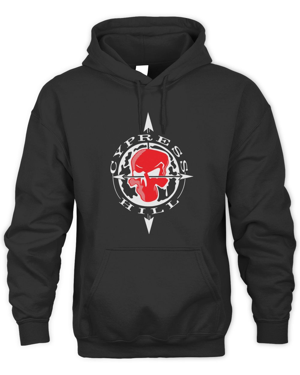 Night Shift Merch Cypress Hill Skull & Compass T-Shirt