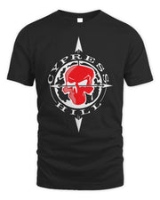 Night Shift Merch Cypress Hill Skull & Compass T-Shirt