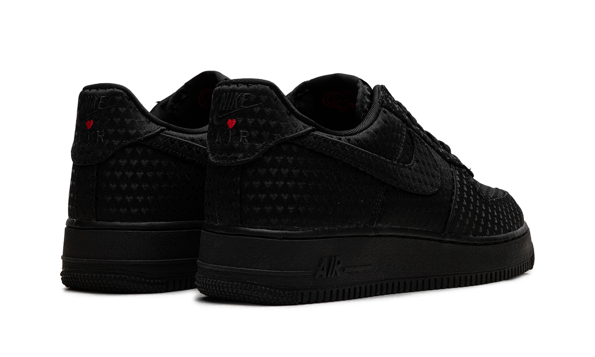 Nike Air Force 1 "Valentine's day - triple black (2026)" IB6836 001