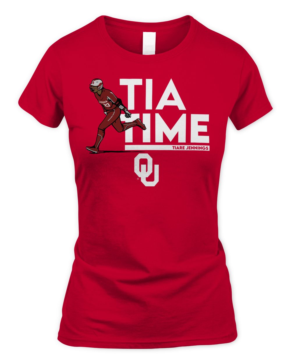 Oklahoma Softball Tiare Jennings Tia Time Shirt