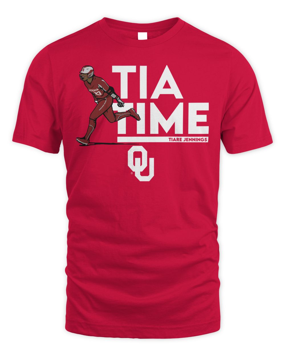 Oklahoma Softball Tiare Jennings Tia Time Shirt