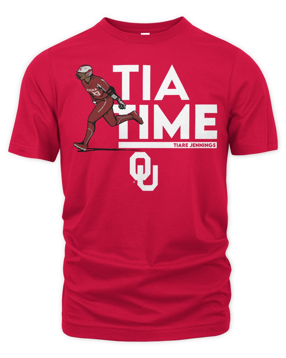 Oklahoma Softball Tiare Jennings Tia Time Shirt