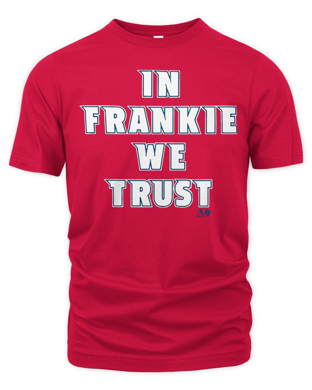 Pavel Francouz in Frankie We Trust Shirt