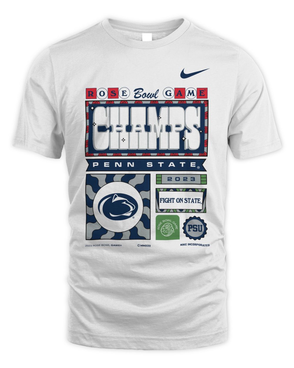 Penn State Rose Bowl Merchandise Nittany Lions 2023 Champions Locker Room Shirt