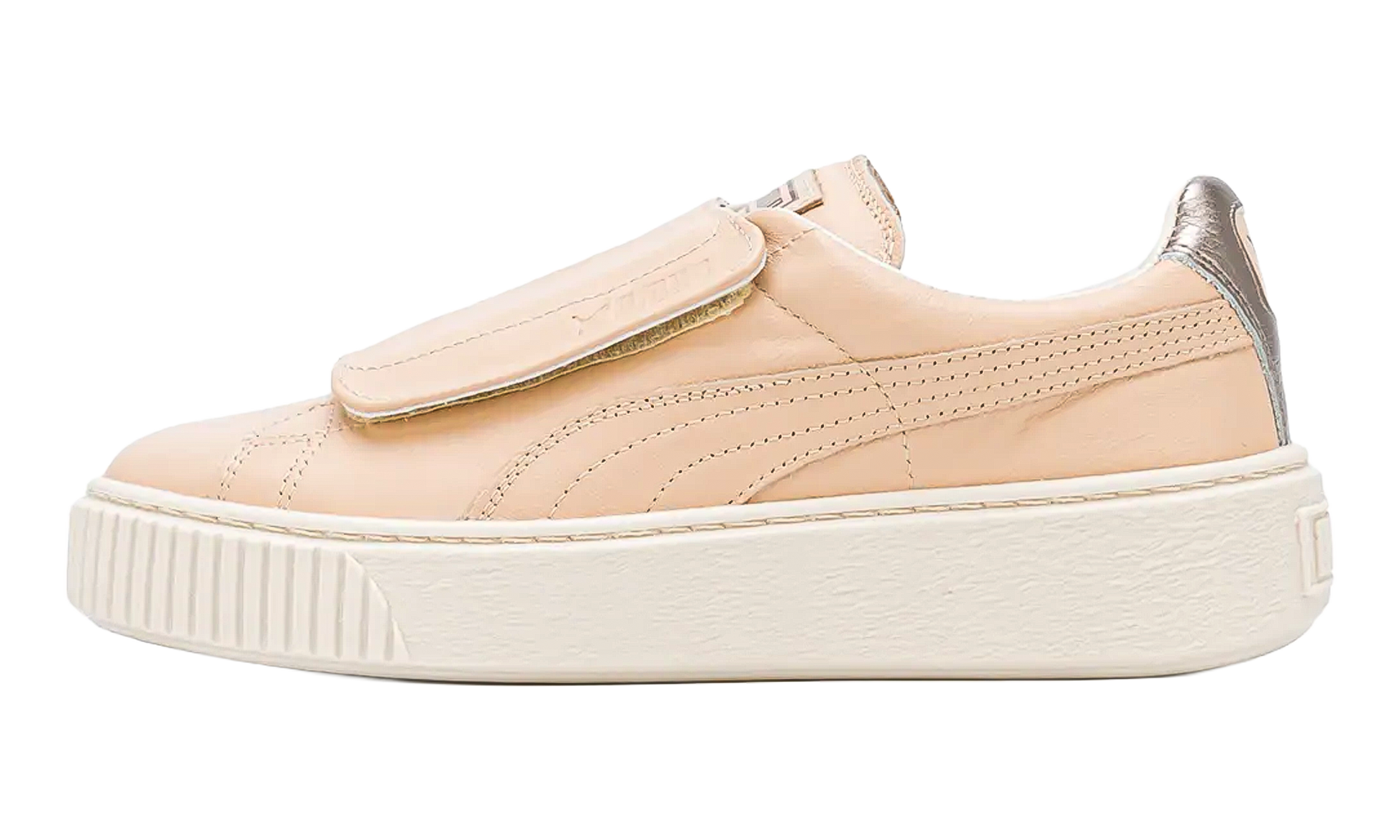 Platform Strap Up Women "Natural Vachetta / Birch"