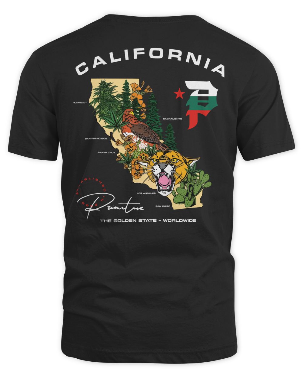 Primitive Clothing Golden State Shirt