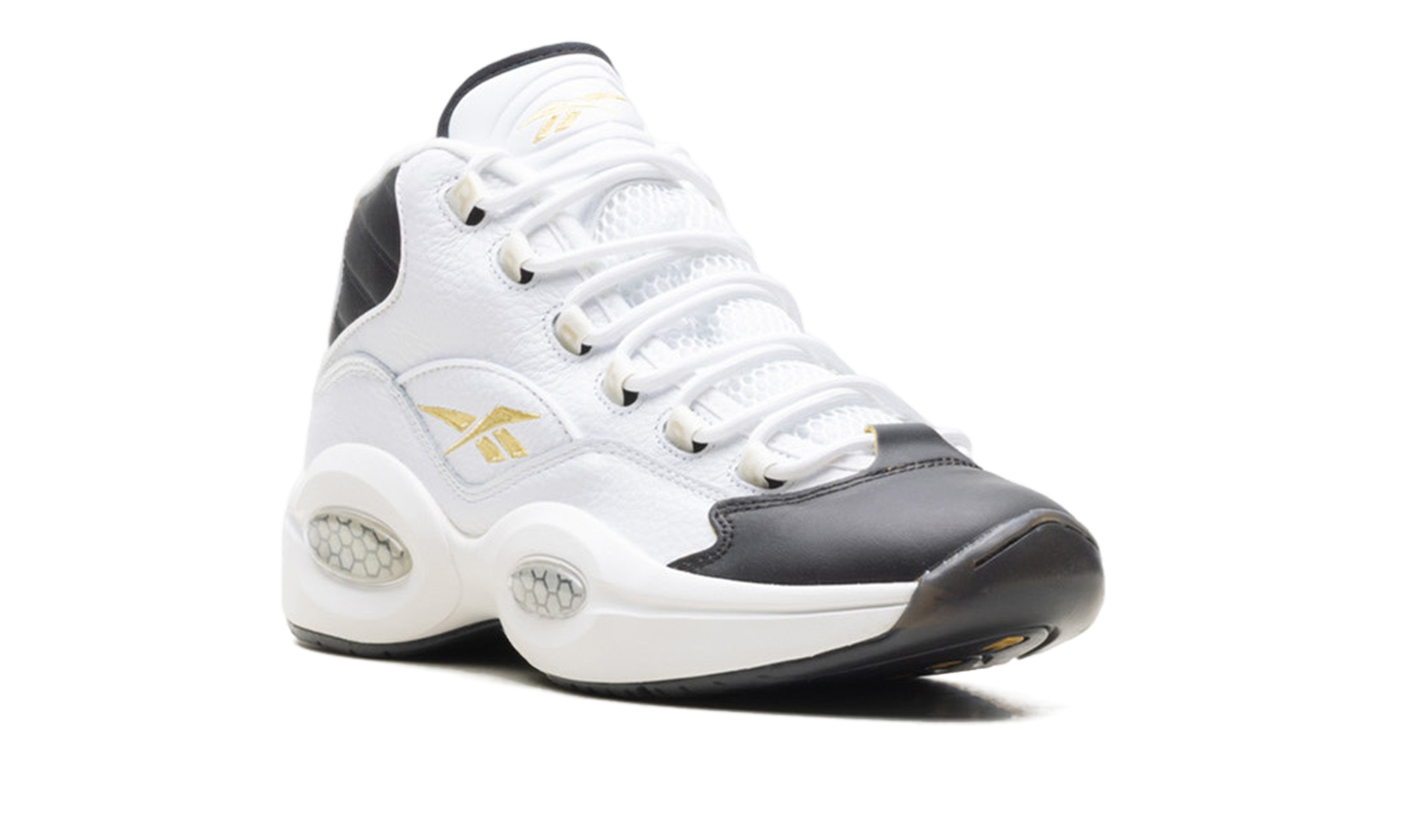Question Mid "Toe" White/Black/Gold  EF7599